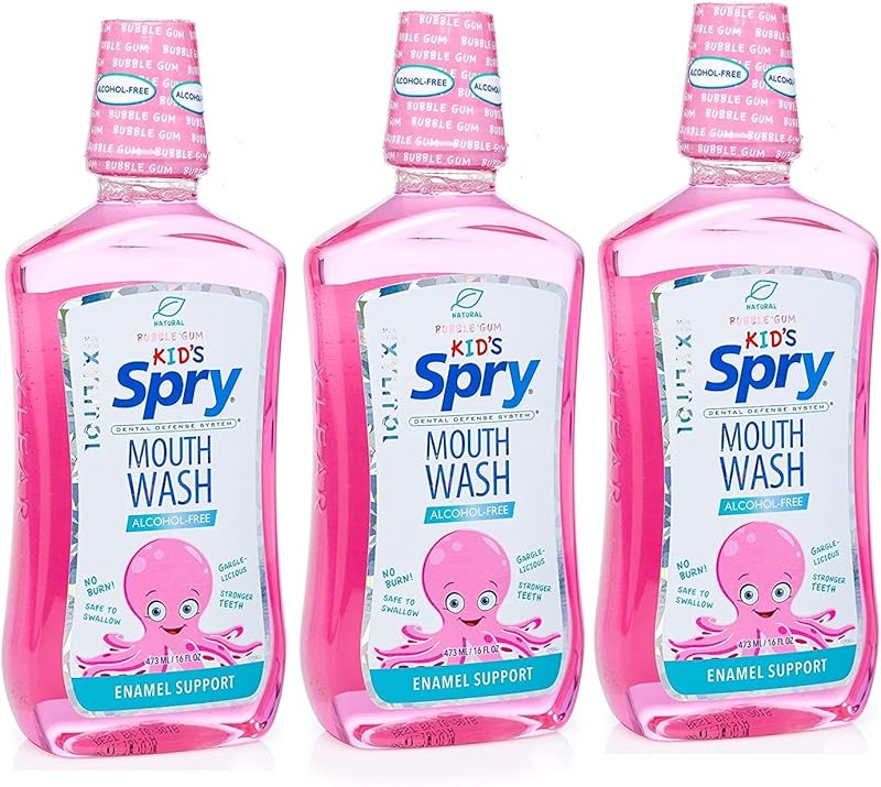 Spry Gum Alcohol Free Xylitol Mouthwash Natural