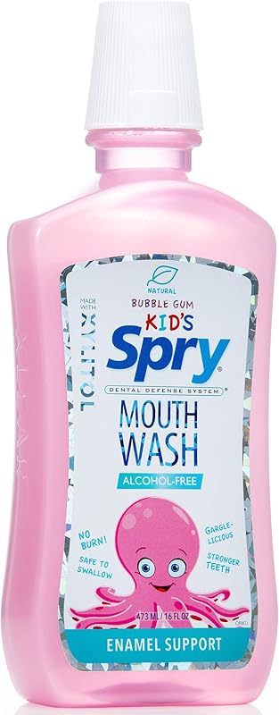 Spry Gum Mouthwash Xylitol Alcohol Support