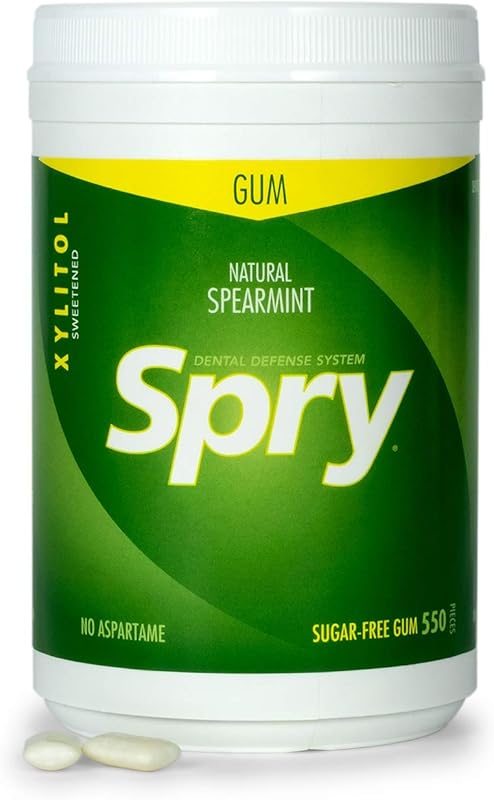 Spry Gum Xylitol Natural Spearmint Count